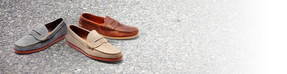 Men's Penny Loafers in various colors